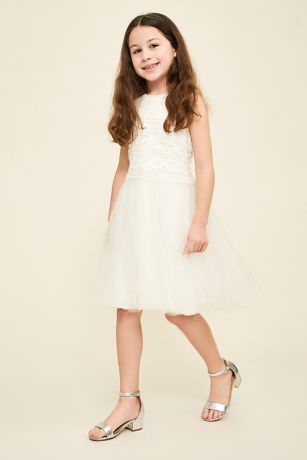 Fit and Flare Flower Girl Dresses